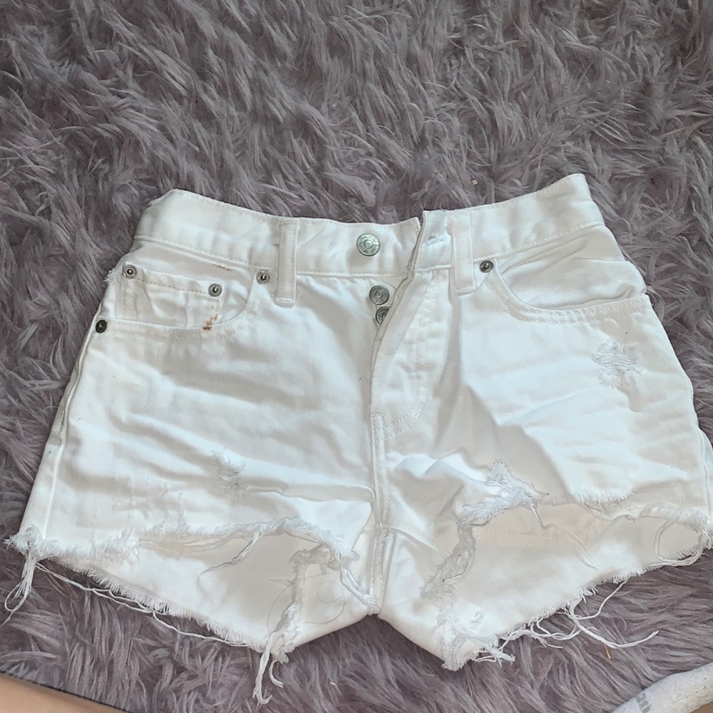 Free people Jean shorts (run small)
